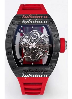 Richard Mille RM055 Black Carbon Casing 1:1 Superclone Genuine Tourbillon Watch 
