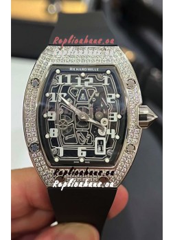 Richard Mille RM67-01 Diamonds Titanium Casing 1:1 Swiss Replica Watch 