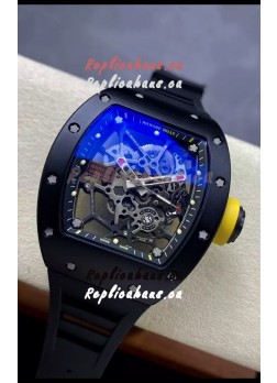 Richard Mille RM035 AMERICAS Black DLC Casing 1:1 Swiss Replica Watch 