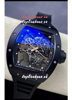 Richard Mille RM035 AMERICAS Black DLC & Rose Gold Casing 1:1 Swiss Replica Watch 