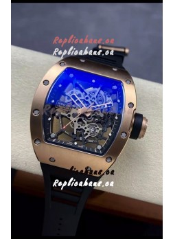 Richard Mille RM035 AMERICAS Rose Gold Casing 1:1 Swiss Replica Watch 