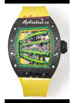 Richard Mille Super Clone RM59-01 Carbon NTPT Case Green Dial Swiss Replica Watch