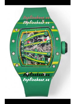 Richard Mille Super Clone RM59-01 Green Carbon NTPT Case Swiss Replica Watch