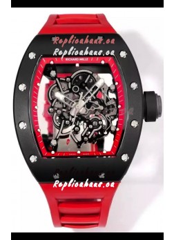 Richard Mille Super Clone RM055 Ceramic Casing with Genuine Tourbillon Watch 