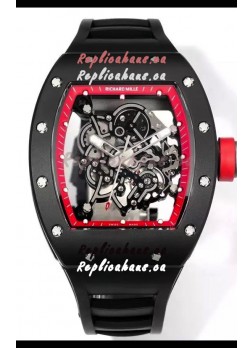Richard Mille Super Clone RM055 Ceramic Casing with Genuine Tourbillon Watch 