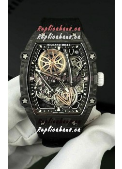 Richard Mille Super Clone 27-05 Black Carbon Casing Swiss Replica Watch 