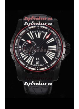 Roger Dubuis Excalibur DLC Coated Casing 1:1 Mirror Swiss Replica Watch