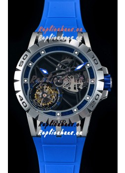 Roger Dubuis Excalibur Spider Flying Tourbillon Skeleton Titanium Casing 1:1 Mirror Swiss Watch