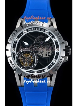 Roger Dubuis Excalibur Spider Flying Tourbillon Skeleton Titanium Casing 1:1 Mirror Swiss Watch