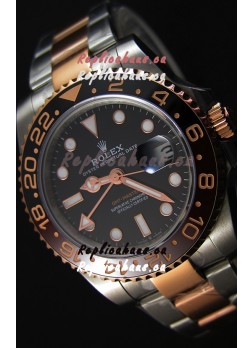 Rolex GMT Masters II 126711CHNR Two Tone Rose Gold Swiss Replica -  Ultimate 904L Steel Watch