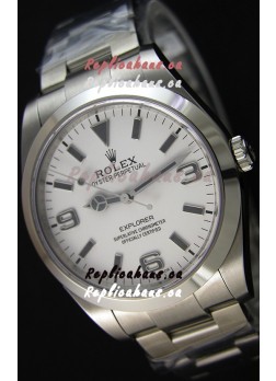 Rolex Explorer I 214270 White Dial - The Ultimate Best Edition Swiss Replica Watch