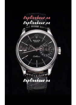 Rolex Cellini Date Ref#50519 Replica 1:1 Mirror 904L Steel Watch Black Dial
