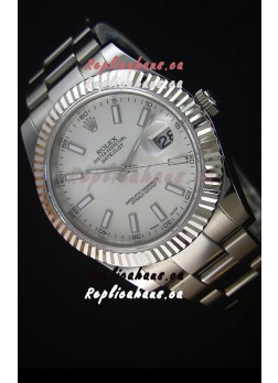Rolex Datejust Japanese Replica Watch - Grey Dial in 41MM with Oyster Strap