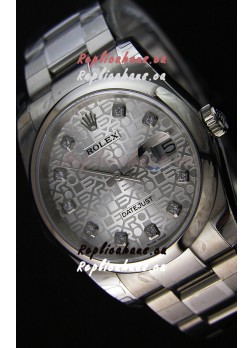 Rolex Datejust Japanese Replica Watch - Silver Dial in 36MM with Oyster Strap