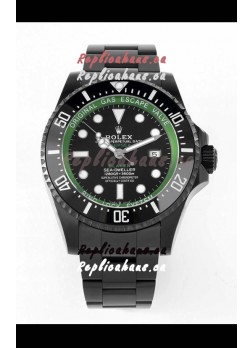 Rolex SeaDweller Deepsea BLAKEN Black Dial in 1:1 Mirror Quality - PVD Casing