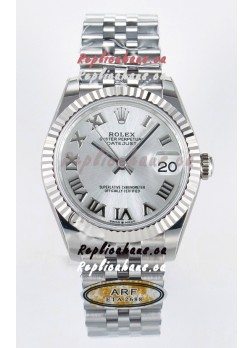 Rolex Super Clone Datejust ETA 2688 Movement 31MM Stainless Steel Case and Roman Dial Watch 