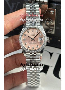 Rolex Super Clone Datejust ETA 2688 Movement 31MM Stainless Steel Case Champange Dial Watch