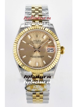 Rolex Super Clone Datejust ETA 2688 Movement 31MM Two Tone Yellow Gold Watch and Dial