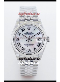 Rolex Datejust M126234 36MM ETA2836 White Mother of Pearl Dial - Roman Numerals 