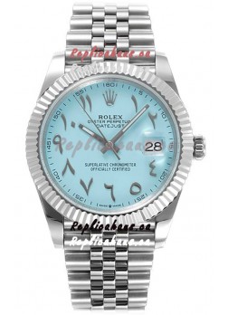 Rolex Datejust M126300 41MM ETA3235 Tiffany Blue Arabic Dial - 904L Steel Casing 