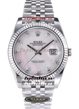 Rolex Datejust 126334 41MM ETA3235 72 Hours Power Pearl Dial Jubilee 1:1 Mirror Replica