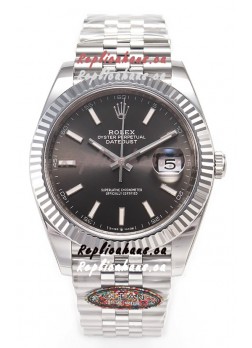 Rolex Datejust 126334 41MM ETA3235 72 Hours Power Grey Dial Oyster 1:1 Mirror Replica