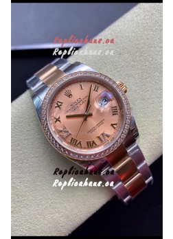 Rolex Datejust 126281RBR-0016 36MM Swiss 1:1 Mirror Replica  in 904L Champange Dial