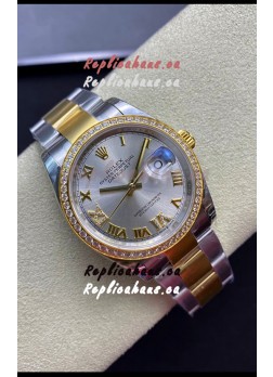 Rolex Datejust 126283RBR-0018 36MM Swiss 1:1 Mirror Replica  in 904L Silver Dial