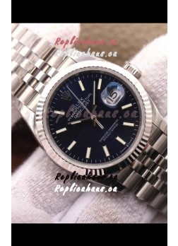 Rolex Datejust 126234 36MM Swiss Replica in 904L Steel in Blue Dial 1:1 Mirror Replica