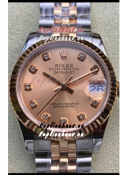 Rolex Datejust 278271 31MM Swiss Replica in 904L Steel in Champange Dial - 1:1 Mirror Replica