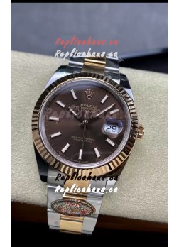 Rolex Datejust 126331 41MM ETA 3235 Swiss 1:1 Mirror Replica Watch in Rose Gold 904L Steel