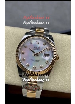 Rolex Datejust 126331 41MM ETA 3235 Swiss 1:1 Mirror Replica Watch in Rose Gold 904L Steel