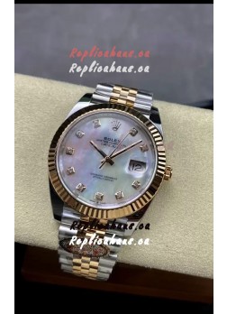 Rolex Datejust 126331 41MM ETA 3235 Swiss 1:1 Mirror Replica Watch in Rose Gold 904L Steel