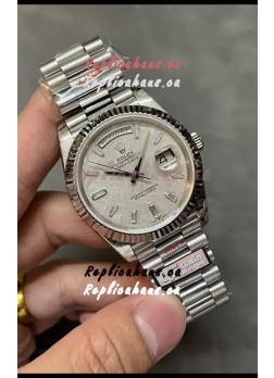 Rolex Day Date Presidential 904L Steel 40MM - Grey Dial 1:1 Mirror Quality Watch
