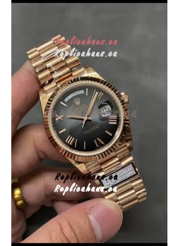 Rolex Day Date Presidential 18K Rose Gold Watch 40MM - Brown Dial 1:1 Mirror Quality
