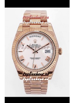 Rolex Day Date Presidential 18K Rose Gold Watch 40MM - Olive Green Dial 1:1 Mirror Quality