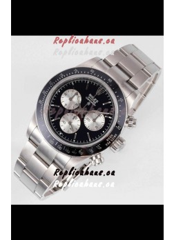 Rolex Daytona Super Clone BLAKEN Paul Newman Black Dial Swiss Replica Watch - 4130 Movement