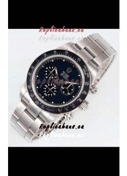 Rolex Daytona Super Clone BLAKEN Paul Newman Black Dial Swiss Replica Watch - 4130 Movement