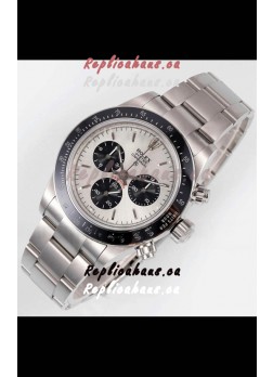 Rolex Daytona Super Clone BLAKEN Paul Newman Steel Dial Swiss Replica Watch - 4130 Movement