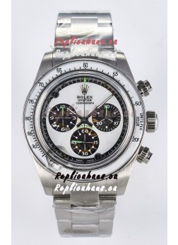 Rolex Daytona Super Clone Artisans De Geneve Edition White Dial Swiss Replica Watch