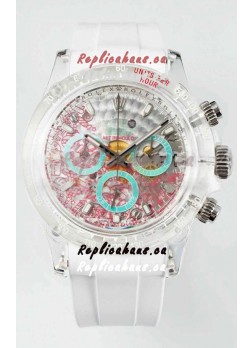 Rolex Daytona AET Remould XMAS Sapphires Casing 1:1 Swiss Replica Watch 