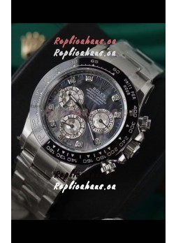 Rolex Daytona Super Clone White Gold Casing Pearl Dial Cal.4131 Movement Watch Ceramic Bezel