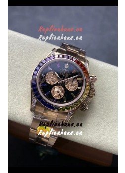 Rolex Daytona Super Clone 116595RBOW Rose Gold 1:1 Mirror Cal.4131 Movement Repllica Watch 