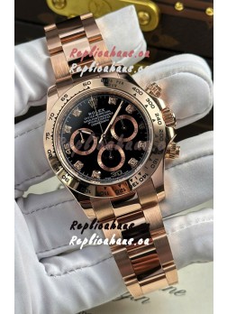 Rolex Daytona Super Clone REF.126505 Cal 4131 1:1 Swiss Replica Watch - 904L Steel Rose Gold