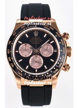 Rolex Cosmograph Daytona M126515 Rose Gold Black Dial Original Cal.4131 Movement Watch 