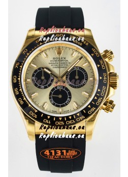 Rolex Cosmograph Daytona M126518 Yellow Gold Casing and Gold Dial Original Cal.4131 Movement