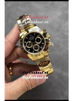 Rolex Cosmograph Daytona M126518 Yellow Gold Casing and Black Dial Original Cal.4131 Movement
