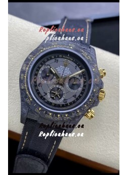 Rolex Cosmograph Daytona DiW AVIA GREY Edition Carbon Fiber Watch - Cal.4130 Movement 