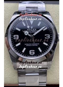 Rolex Explorer I M124270 Black Dial 36MM - 904L Steel in ETA 3230 Movement
