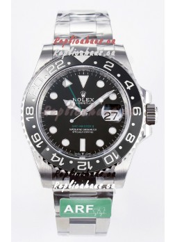 Rolex GMT Masters II Super Clone 126710GRNR "Bruce Wayne" 904L Steel Oyster Strap Swiss Replica Watch
